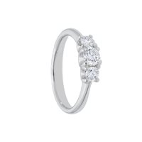 Ringe Babila Milano Dame Trilogy in Weißgold Diamante 0.60 Ct BBB15030SC - BBB15030SC